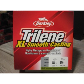 Berkley Trilene XL Mono Fishing Line 300 YD Spools - LO-VIS GREEN - Choose Sizes - 17 LB 300 YDs .015" DIA