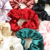 Silk Hair Scrunchies Set of 8 Scrunchies for Long, Thick,