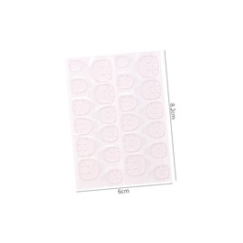 Healvian 15 Sheets Nail Art Double Sided Tape Manicure Kit Finger Tape Nail Decal Glue False Nail Jelly Glue Tabs Nails Nail Stickers Manicure Accessory Nail Art Stickers