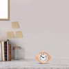 COZHYESS Analog Wooden Alarm Clock, Retro Table Clock, Silent Clock