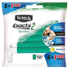Schick Exacta2 Sensitive Disposable Razors X 5+1