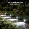 Candieslife LT-151S4 Luces Solares para Rocas de Jardín y Paisaje