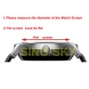 SINO-SKY [ 3-Pcs] Universal Round Smart Watch HD Screen Protector,Anti-Scratch,