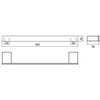 Emco Liaison 57000130 Bath Handle 345 mm Chrome