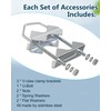 Universal Stainless Steel Antenna Mount with 2 UBolts, Weather Station