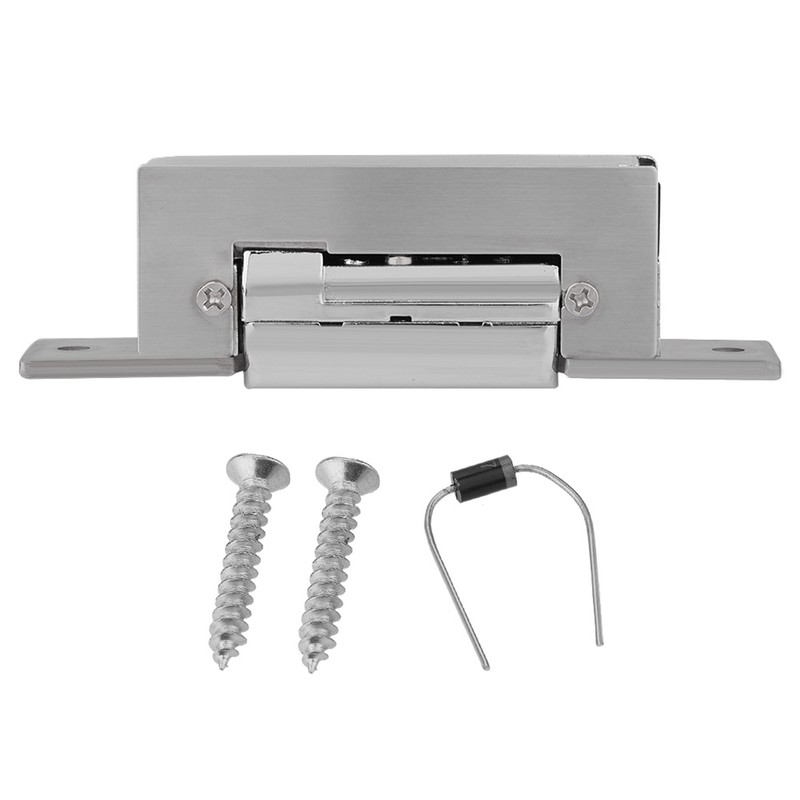 Adjustable Narrow Type Electric Strike Door Lock Double Unlock Mode