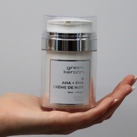 Green Keratin - AHA + PHA Night Cream for Face 100 ml