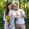 Mr. & Mrs. Panda Größe M Personalisierte Schminktasche Fuchshörnchen Wunsch