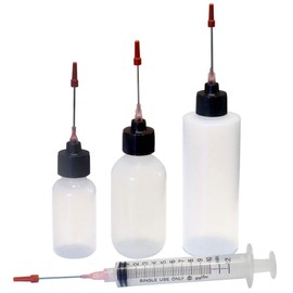 Plastic Squeeze Bottles 1oz, 2oz, 4oz, and 10ML All 1.5" Stainless Applicators Gun Rifle Shotgun Pistol Cleaning and Smithing Kit