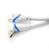 HDMI 2.0 Cable | 10 m | White/Blue | Angled