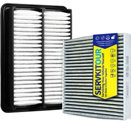 SERVKITOUR Engine Cabin Air Filter Set for Accord Hybrid (2023 2024 2025 2026) 2.0L, Naturally Aspirated Only (Not for Turbo), Replace 17220-6MA-J01, 80291-T5R-A01