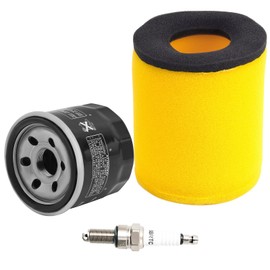 KLWZH 13780-03G00 Air Filter 1651003G00 Oil Filter Spark Plug Kit for Suzuki Eiger 400 LTA400 2x4 LTA400F 4x4 Auto 2003-2007/King Quad 400 LTA400F LTF400F 4x4 2008-2012 13780-07G00 13791-03G00