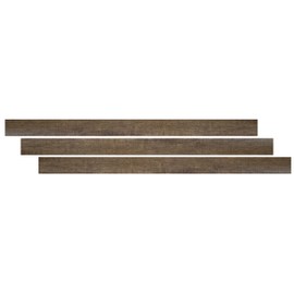 MSI 0.63 in. x 94 in. x 0.75MM Luxury Vinyl Flooring Quarter Round Molding Trims, Waterproof Quarter Round Molding, Use with Rutledge Collection, 7.9 Linear feet, Brown