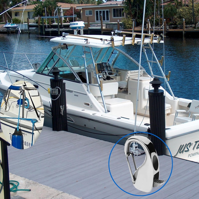 SUNOOM Boat Fender Clip 316 Stainless Steel Boat Fender Quick