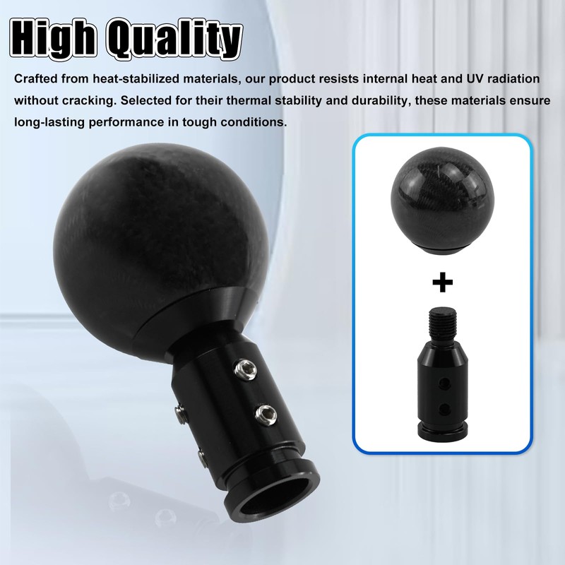 RYANSTAR RACING Carbon Fiber Shift Knob Gear Shifter Knobs with