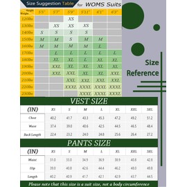 WOMS - Conjunto de 2 piezas de chaleco para hombre, ajuste delgado, traje de boda para hombre formal, Verde (Mint Green), Small