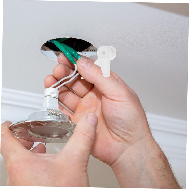 DOITOOL 6 Pack Installation Clips Ceiling Flush Mount Lamp Shade