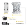 Brightown 600LED Warm White Curtain String Lights 8 Modes Remote