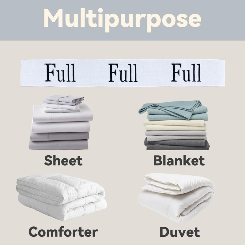 Bozenu Bed Sheet Organizer Straps, 8 Pcs Elastic Sheet Organizers