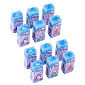 Miaomyao Eraser Elementary School Eraser Eraser Stationery Dolphin Jellyfish Sea Animals Assorted, Set of 12, Blue