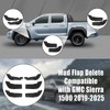 Mud Flap Delete Compatible with GMC Sierra 1500 2019-2025Front&Rear Mudflap