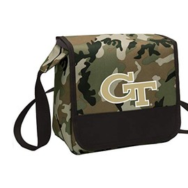 Broad Bay Camo Georgia Tech Lunch Bag Shoulder GT Yellow Jackets Lunch Boxes