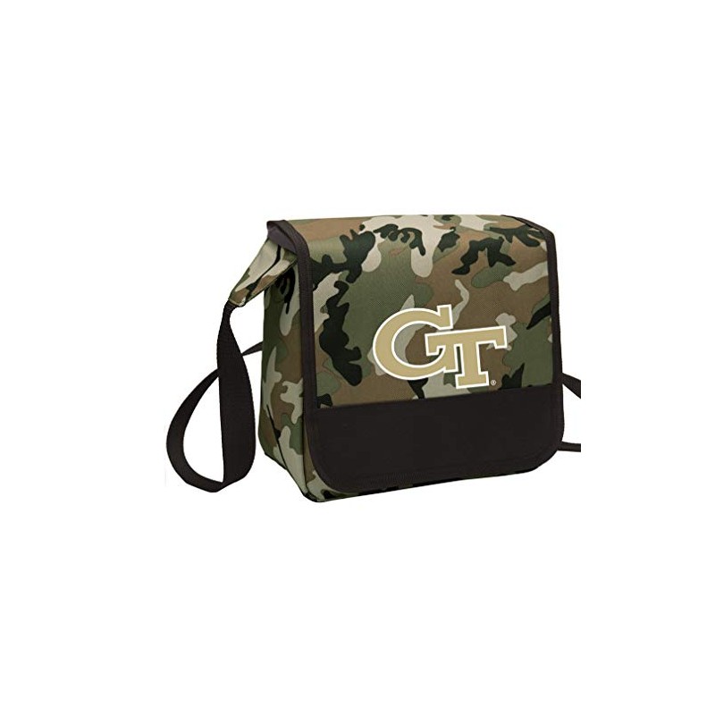 Broad Bay Camo Georgia Tech Lunch Bag Shoulder GT Yellow