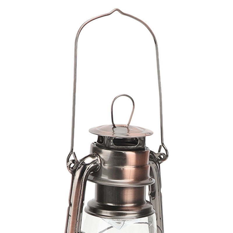 Vintage Camping Lantern 24h Battery Life USB Charging Detachable Lampshade