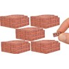 Acacia Grove Real Mini Red Bricks, 1/12 Scale (500 Pack)