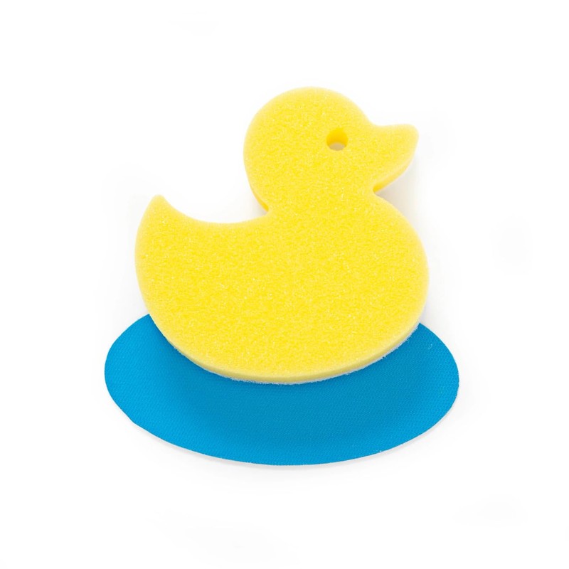 KIKKERLAND Sink Sponge And Holder Duck