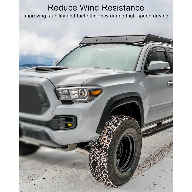 Qnbes Front Upper Hood Scoop Duct Fit for Toyota Tacoma