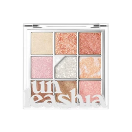 UNLEASHIA Glitterpedia - Sombra de ojos Paleta Maquillaje de ojos Maquillaje de punto Cosméticos (N1 All of Glitter), 0.2 ounces, 6.2 gramo