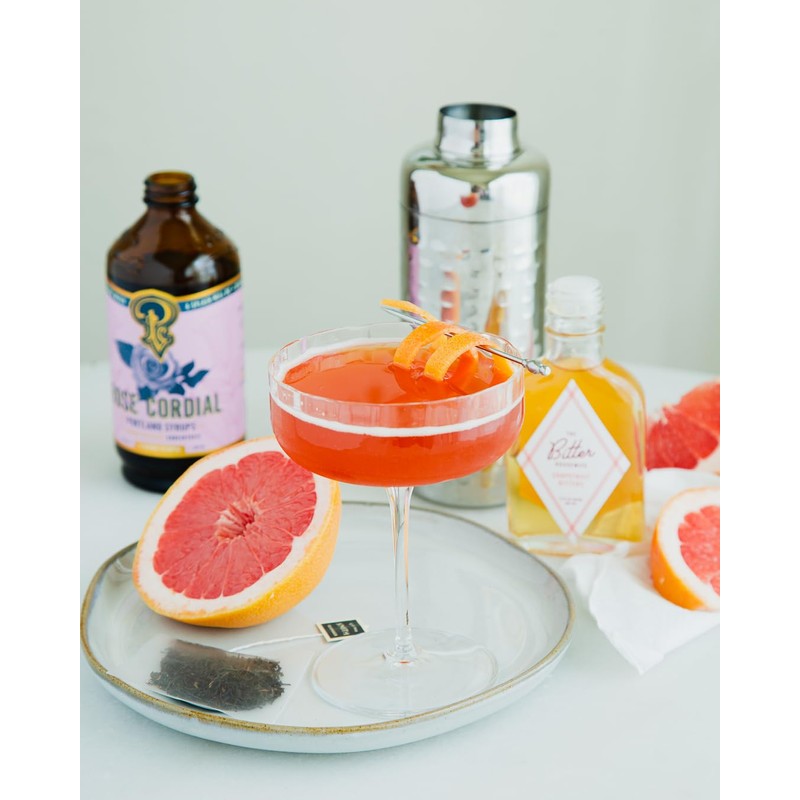 Portland Syrups Rose Cordial Syrup - Craft Exquisite Floral beverages