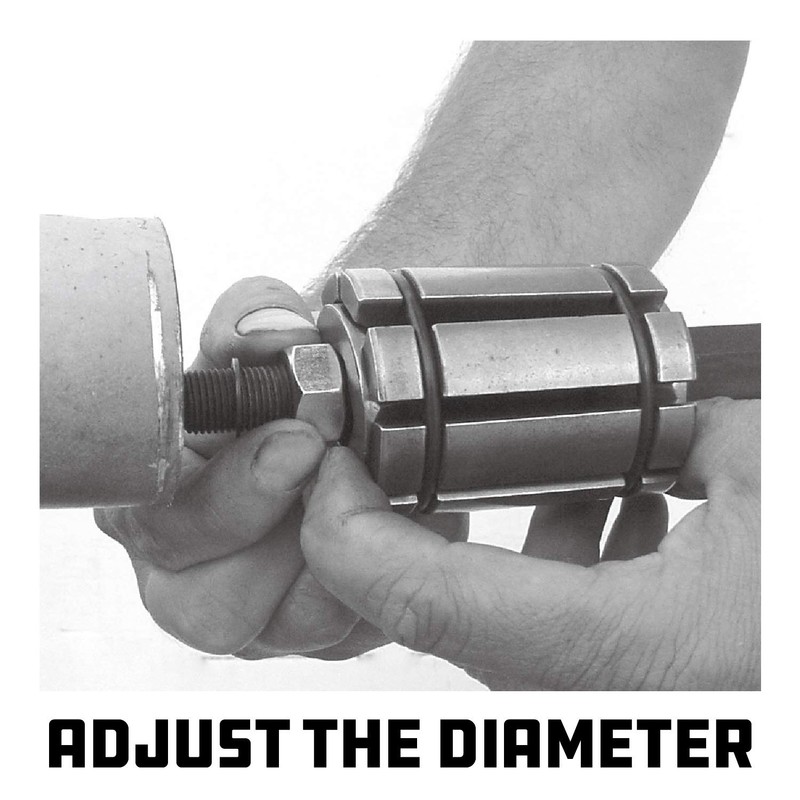 Powerbuilt Exhaust Pipe Expander Tool 1-3/4 Inch to 2-1/4 Inch