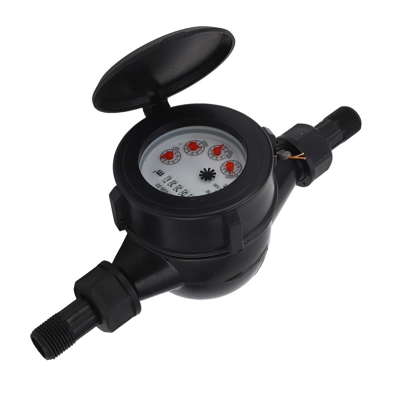 Water Meter Dry Flow DN15 Indoor Outdoor 15mm Magnetic Coupling