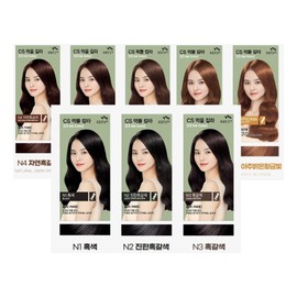 Man with Flowers CS Ink Color (for gray hair cover) Hair Dye - N2 Dark Black Brown / 꽃을든 남자 CS 먹물 칼라 (새치 커버용) 염색약 - N2진한흑갈색