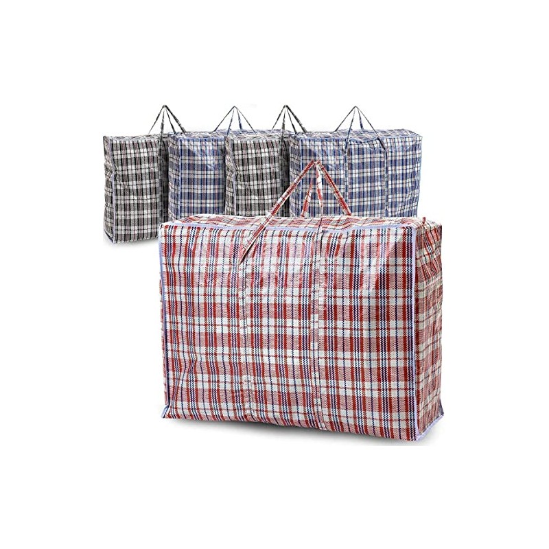BARGAIN FACTORY Large Laundry Bag – Zip and reinforced handles