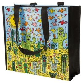 Goebel James Rizzi Desert Life Shopping Bag, Colourful