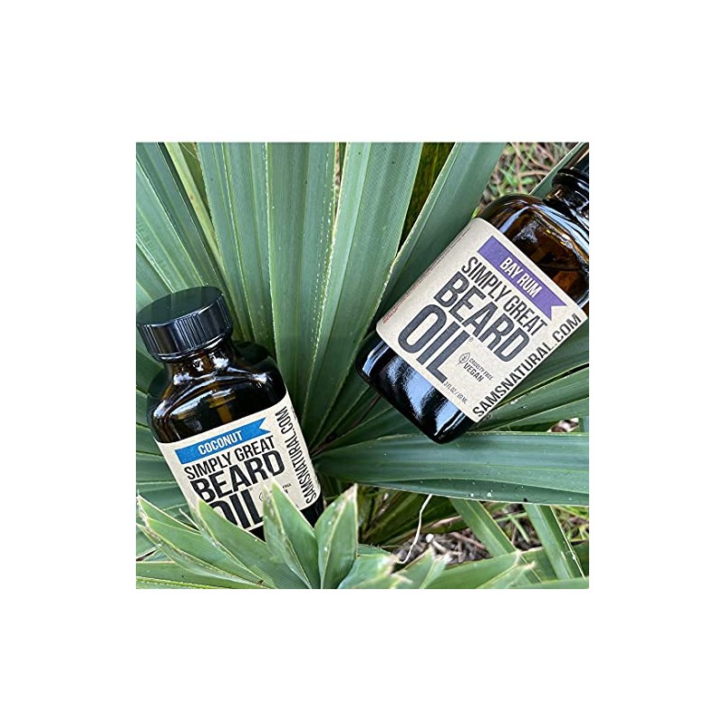 COCONUT Scented Beard Oil - Beard Conditioner 3 Oz Easy
