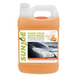 Sun Joe Premium Snow Foam Orange-Vanilla Scent Car Wash Soap & Cleaner, 1 Gallon, SPX-FCS1G-CRM