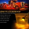 ALFU 20pcs (10pcs Amber + 10pcs Red) 3/4" Round LED