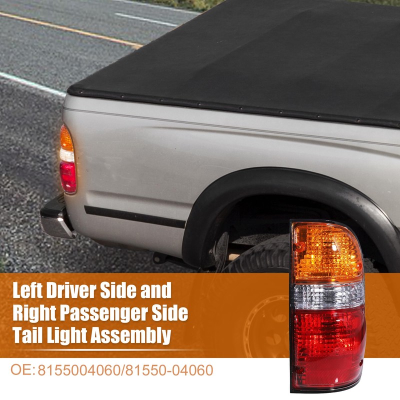 uxcell Right Side Tail Light Assembly for Toyota Tacoma 2001