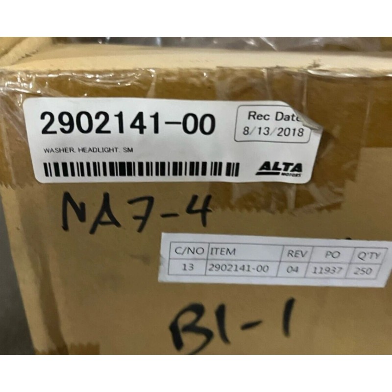 Alta Motors WASHER, HEADLIGHT, SM (2902141-00)