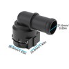 ECSiNG 2 x Coolant Flange 1K0122291H Coolant Hose Connector Compatible