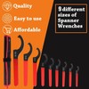 Adjustable Shock Coilover Wrench Set Universal Spanner Wrench for Coil