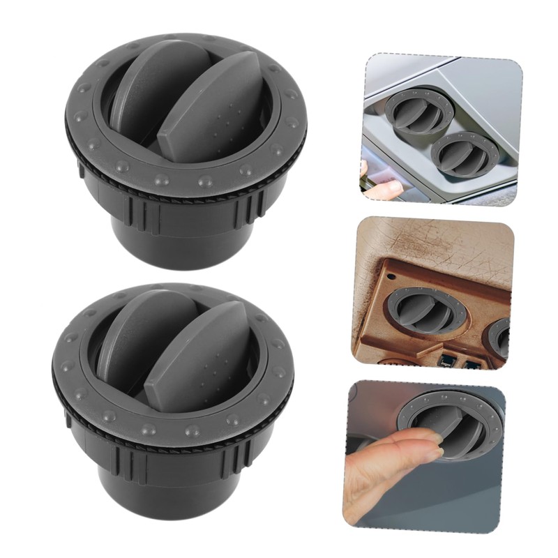 KONTONTY 2pcs Round Air Vent Covers for Rvs and Durable