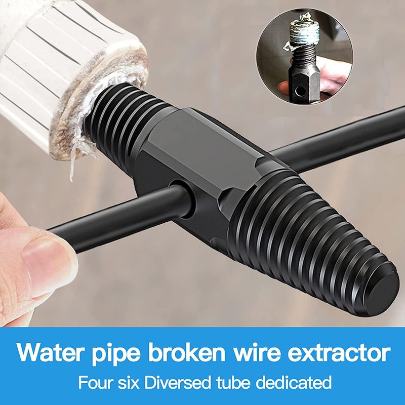 Yuentoen Screw Extractor Set, Double Head Screw Extractor 1/2 and