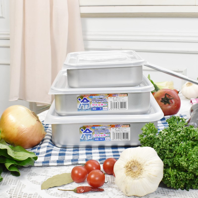 Akao Aluminum Quicky Quick-Cooling Storage Containers