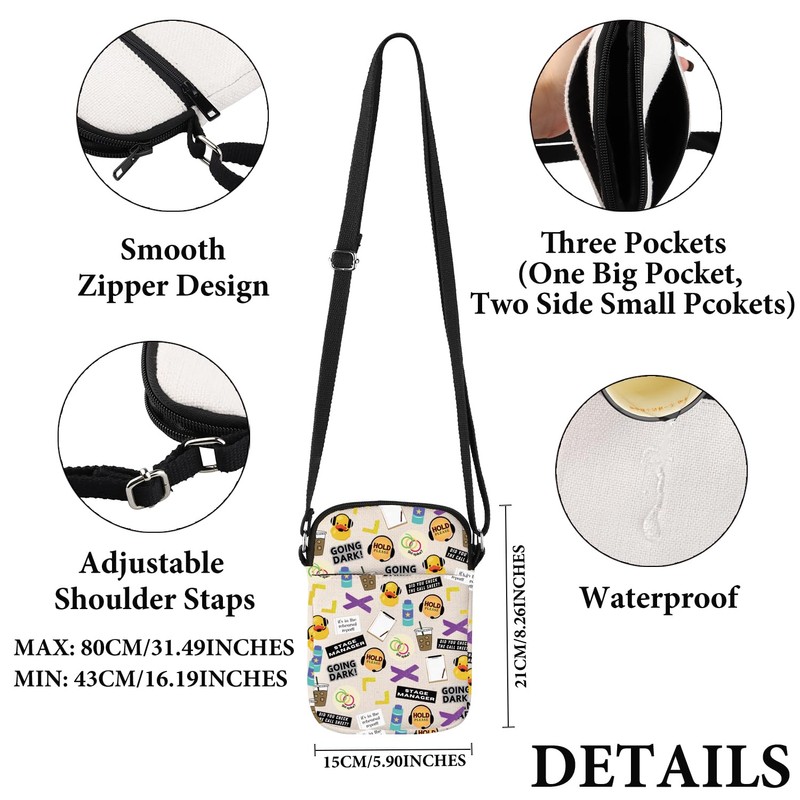 Pyoul Theater Tech Gift Stage Crew Crossbody Bag Stage Manager