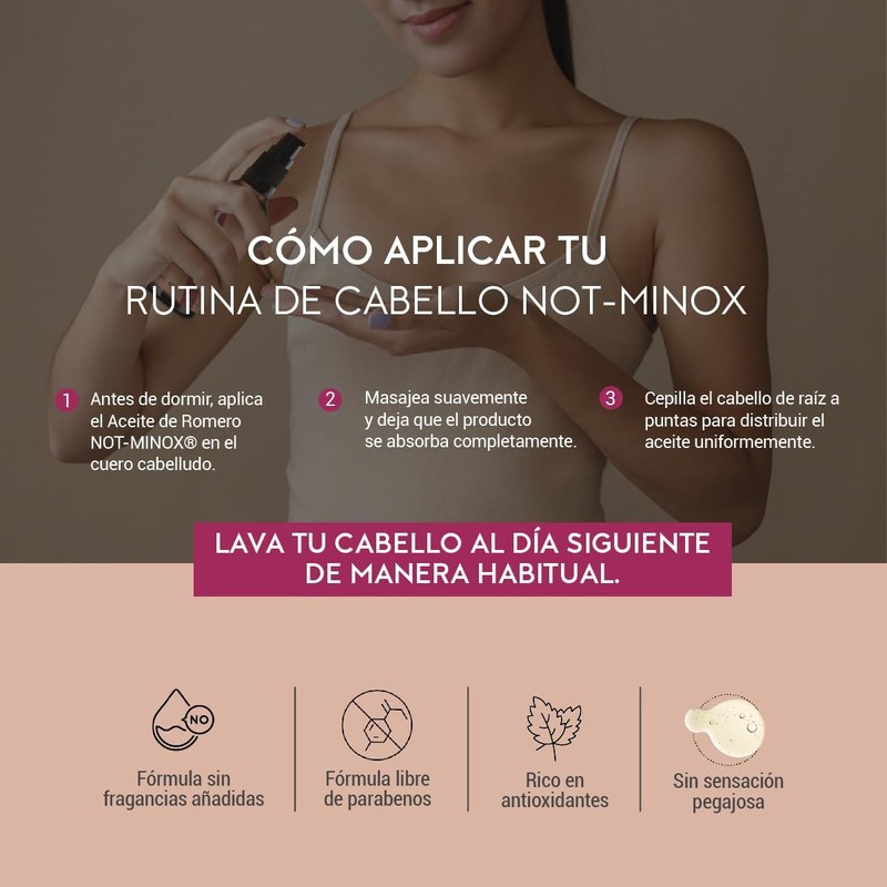 Aceite de Romero Fortalece y aporta brillo al cabello 120ml